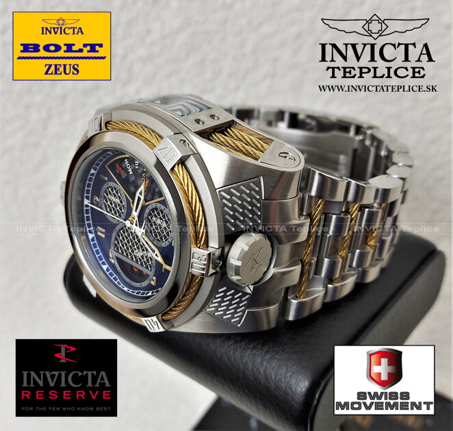 Hodinky INVICTA Reserve Zeus Bolt Tria model 31624 INVICTA Teplice