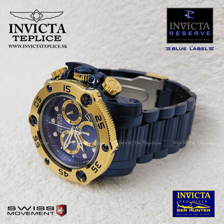 INVICTA Reserve Sea Hunter Blue Label, model 38701